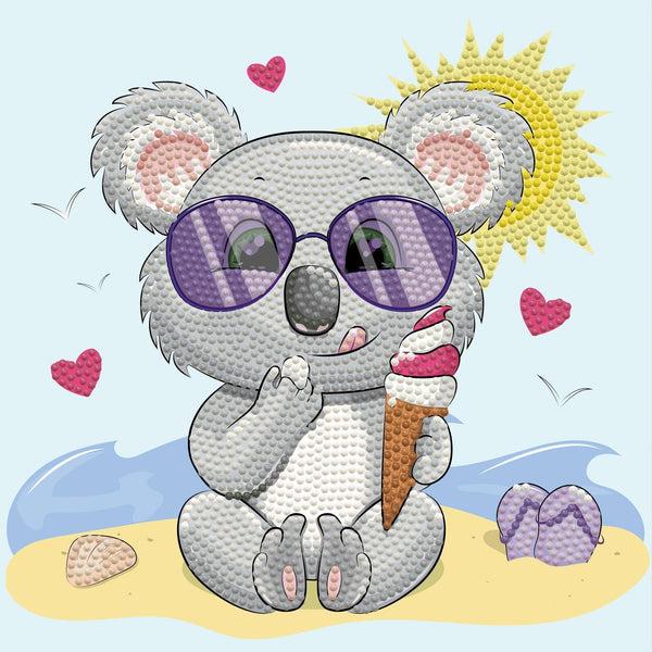Dotz Diamond Dotz Koala Cream - 8.7" X 8.7"