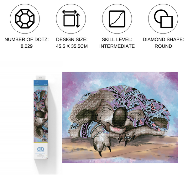 Dotz Diamond Dotz Koala Dreams - 14.0" X 17.9"