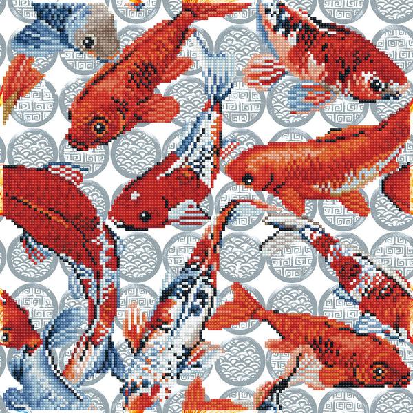 dotz Diamond Dotz Koi Mosaic - 16.1" x 16.1"