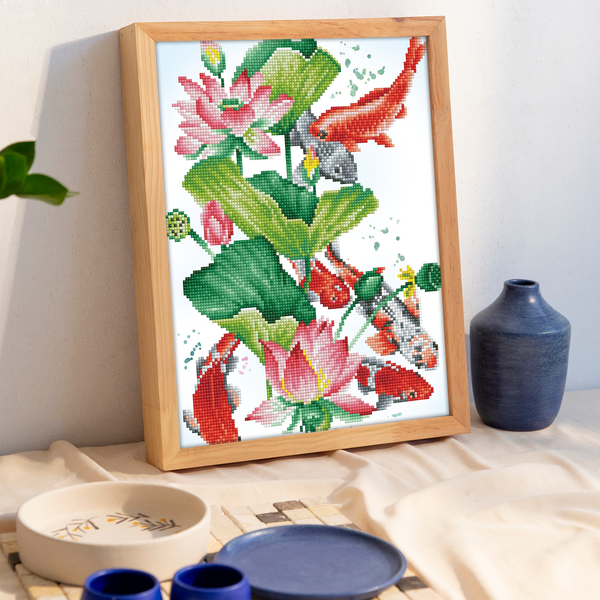 Dotz Diamond Dotz Koi Portrait - 12.6" X 16.1"