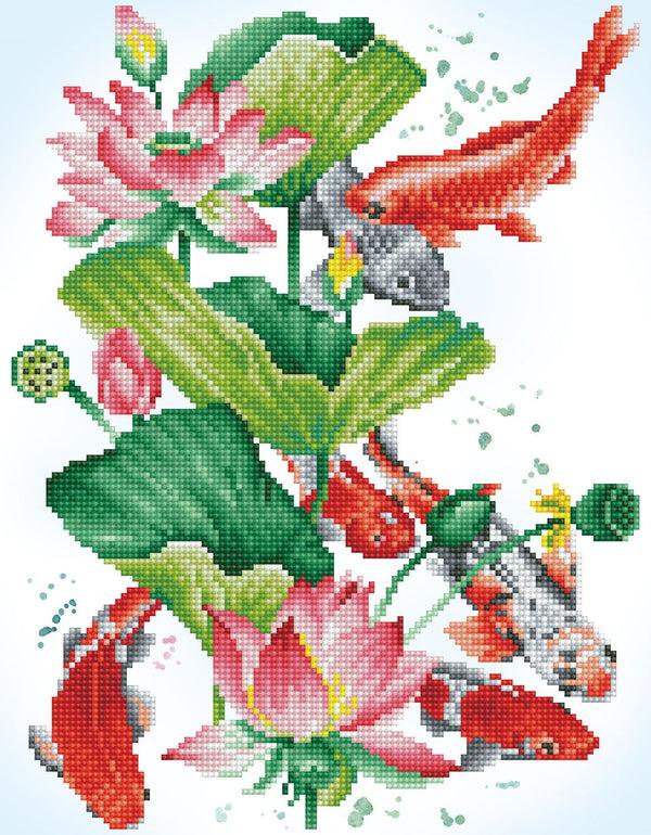 dotz Diamond Dotz Koi Portrait - 12.6" x 16.1"