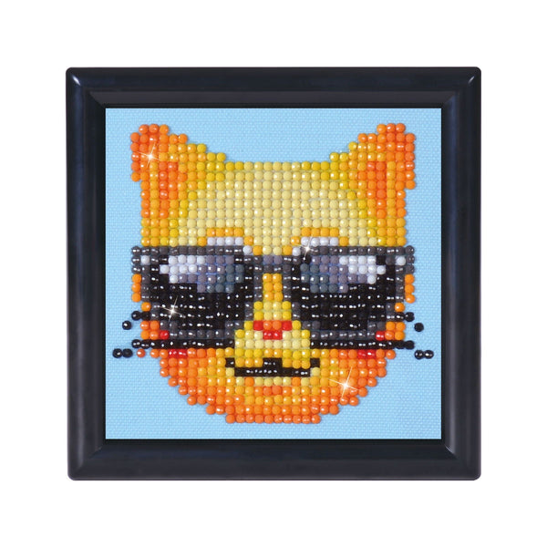 dotz Diamond Dotz Kool Kat Framed Kit - 4.0" x 4.0"