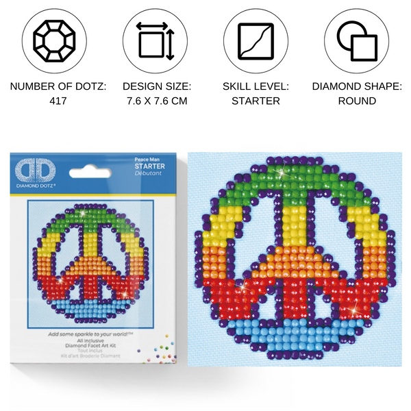 Dotz Diamond Dotz Lady Luck - 3.0" X 3.0"