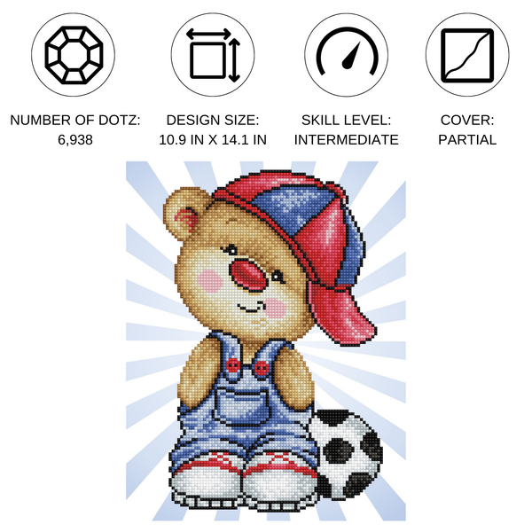 Dotz Diamond Dotz Let's Play - 10.9" X 14.1"