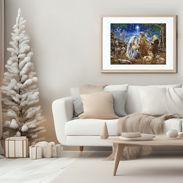 Dotz Diamond Dotz Let Us Adore Him - 22.4" X 30.3"