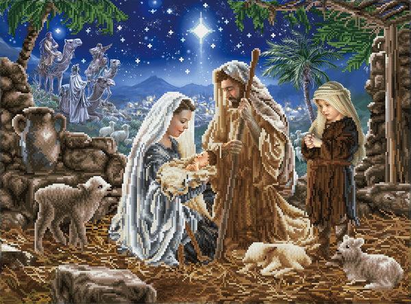 dotz Diamond Dotz Let Us Adore Him - 22.4" x 30.3"