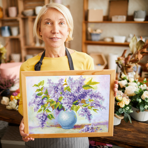 Dotz Diamond Dotz Lilac Perfume - 16.5" X 20.5"