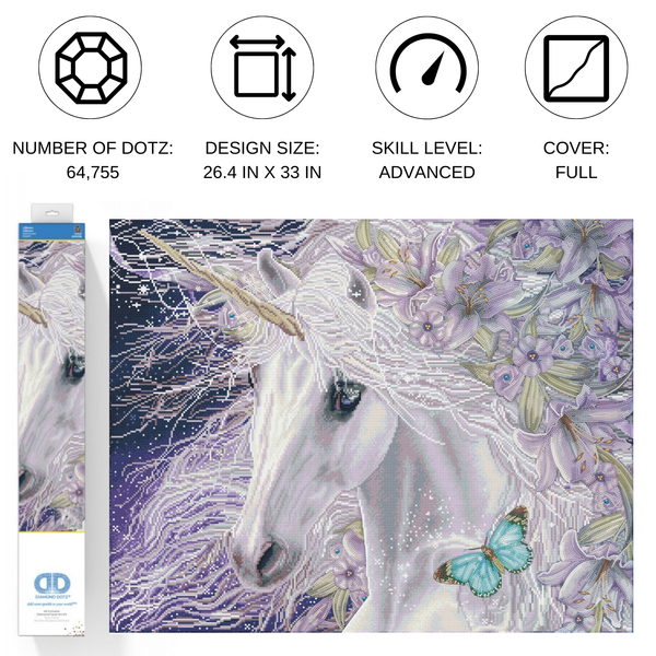 Dotz Diamond Dotz Lillicorn - 33.1" X 26.4"