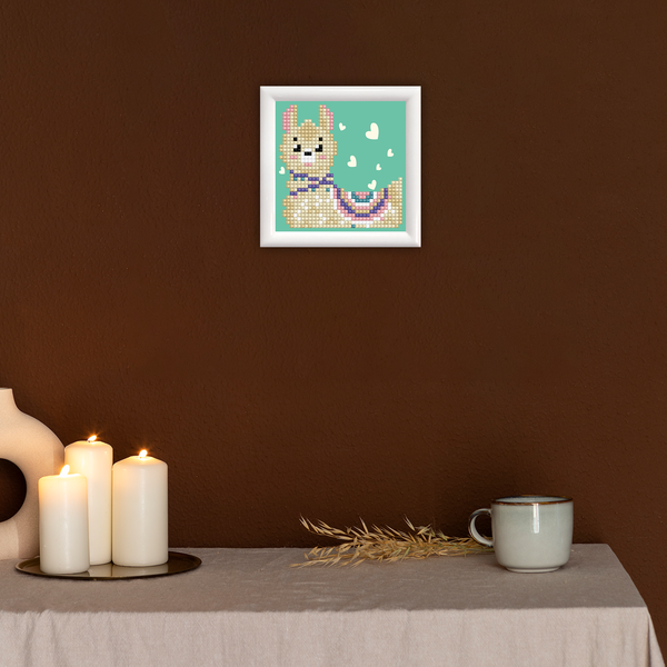 Dotz Diamond Dotz Llama Heart - 4.0" X 4.0"