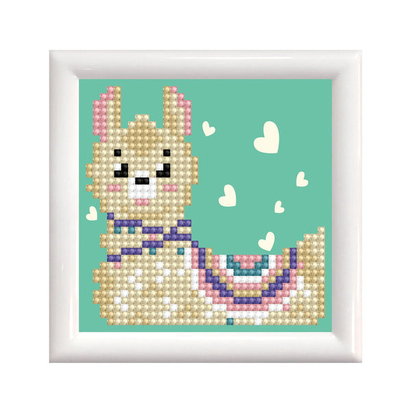 dotz Diamond Dotz Llama Heart - 4.0" x 4.0"