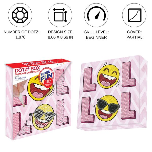 Dotz Diamond Dotz LOL - 5.9" X 5.9"