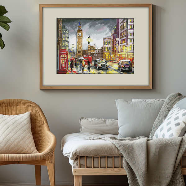 Dotz Diamond Dotz London Scene - 20.3" X 14.6"