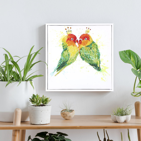 Dotz Diamond Dotz Love Birds - 12.6" X 12.6"