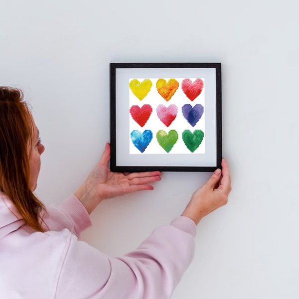 Dotz Diamond Dotz Love Rainbow - 9.1" X 9.1"