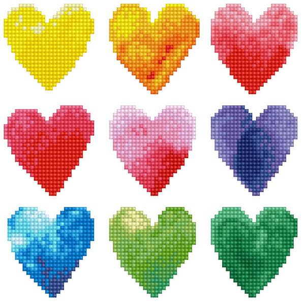 dotz Diamond Dotz Love Rainbow - 9.1" x 9.1"