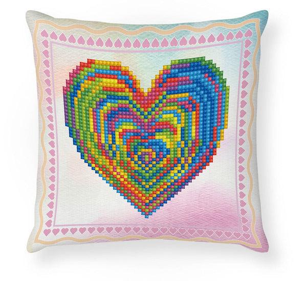 dotz Diamond Dotz Love Rest Mini Pillow - 7.1" x 7.1"
