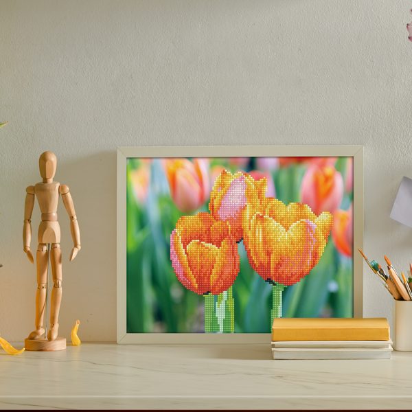 Dotz Diamond Dotz Love Tulips - 13.8" X 10.6"