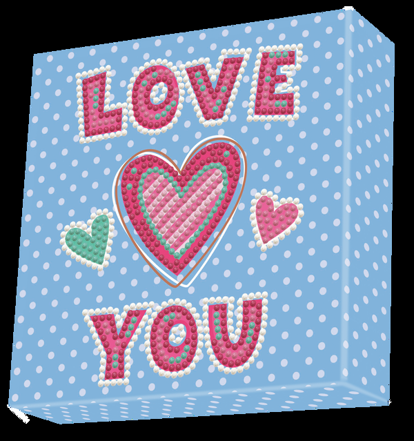 Dotz Diamond Dotz Love You - 5.9" X 5.9"
