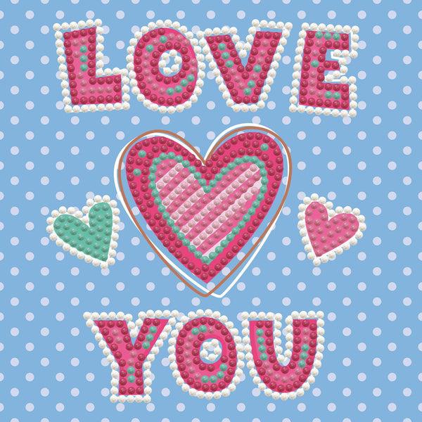Dotz Diamond Dotz Love You - 5.9" X 5.9"