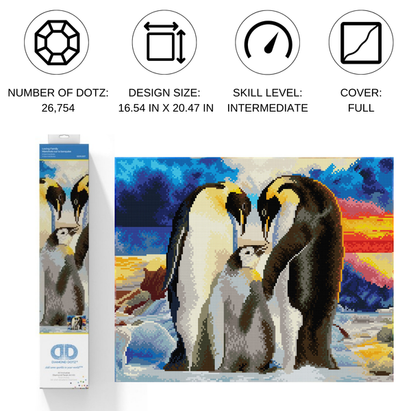 Dotz Diamond Dotz Loving Family - 16.5" X 20.5"