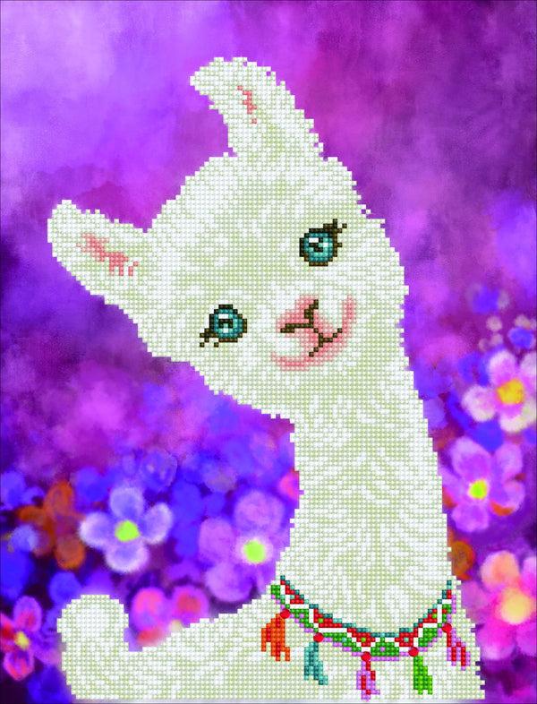 dotz Diamond Dotz Lulu Llama - 12.6" x 16.5"