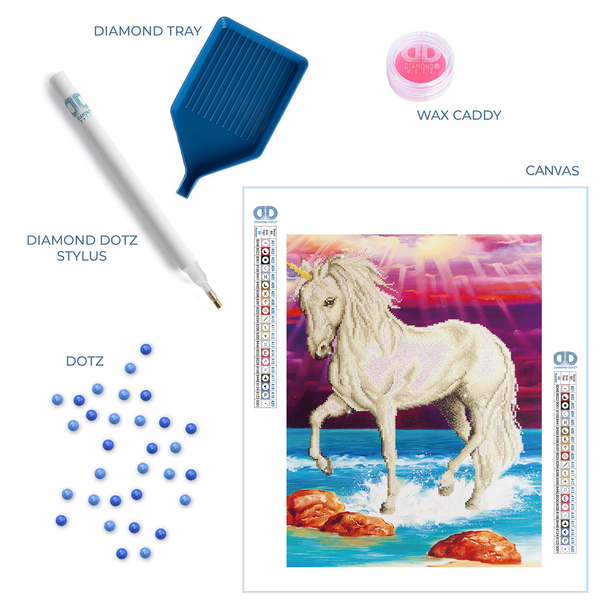 Dotz Diamond Dotz Magical Unicorn - 20.1" X 30.3"