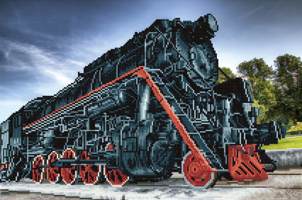 Dotz Diamond Dotz Magnificent Engine - 23.6" X 15.8"