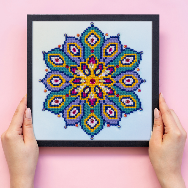 Dotz Diamond Dotz Mandala Blush - 8.7" X 8.7"