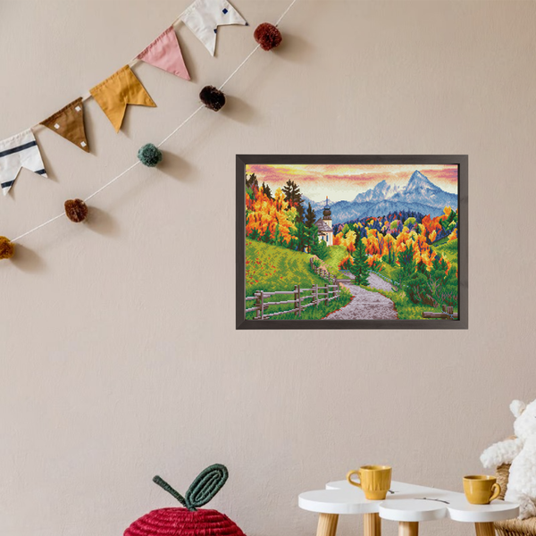 Dotz Diamond Dotz Maria Gern Church - 26.4" X 20.5"