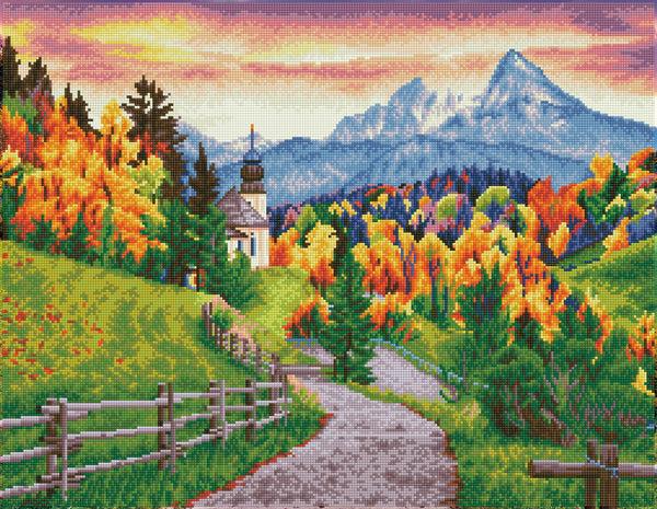 dotz Diamond Dotz Maria Gern Church - 26.4" x 20.5"