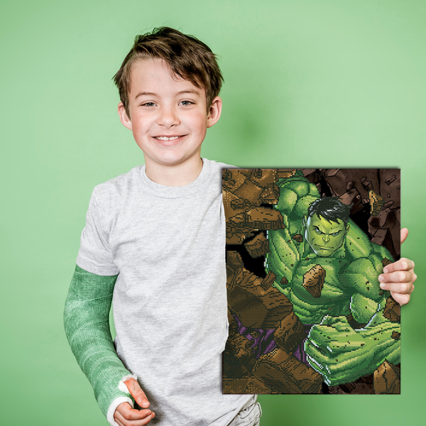Dotz Diamond Dotz Marvel Hulk Smash - 16.5" X 20.9"