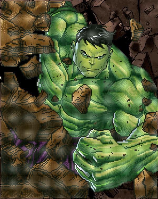 dotz Diamond Dotz Marvel Hulk Smash - 16.5" x 20.9"