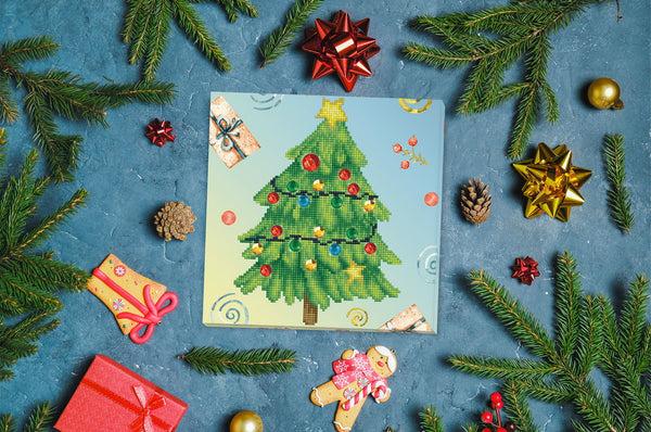 Dotz Diamond Dotz Merry Christmas Tree - 11.0" X 11.0"