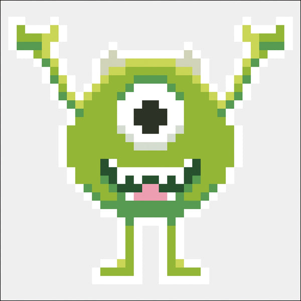 Dotz Diamond Dotz Mike Wazowski Fun - 3.9" X 3.9"