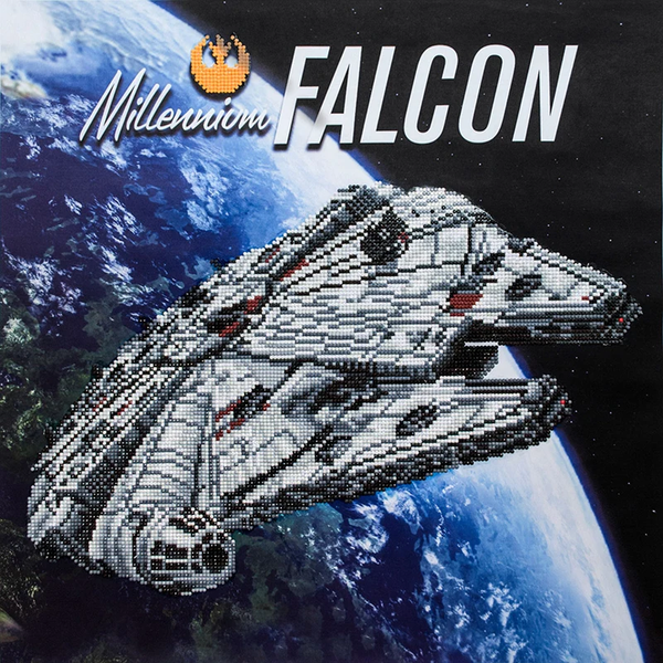 dotz Diamond Dotz Millennium Falcon - 20.3" x 20.3"