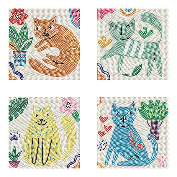 dotz Diamond Dotz Mini Dotz I Love Cats - 5.0" x 5.0"