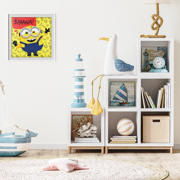 Dotz Diamond Dotz Minion Banana - 11.0" X 11.0"