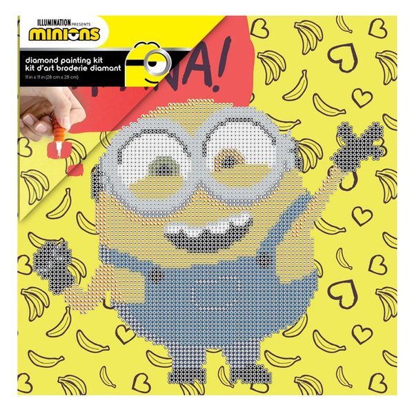 dotz Diamond Dotz Minion Banana - 11.0" x 11.0"