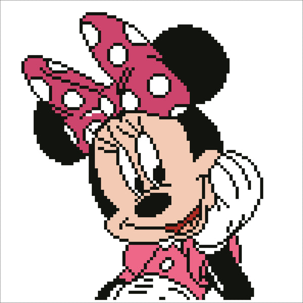 Dotz Diamond Dotz Minnie Stripes Box - 11.0" X 11.0"