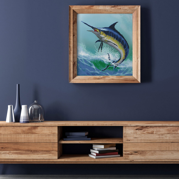 Dotz Diamond Dotz Monarch Of The Sea - 16.5" X 18.5"