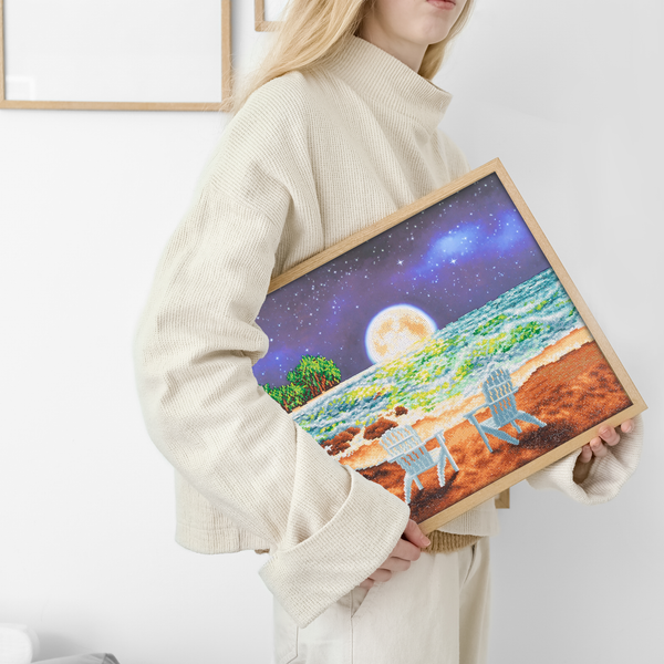 Dotz Diamond Dotz Moonlight Beach - 20.0" X 24.0"