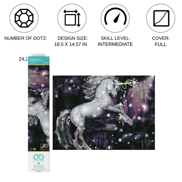 Dotz Diamond Dotz Moonlight Dance - 18.5" X 14.6"