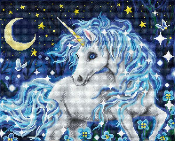 dotz Diamond Dotz Moonlight Unicorn - 20.5" x 16.5"
