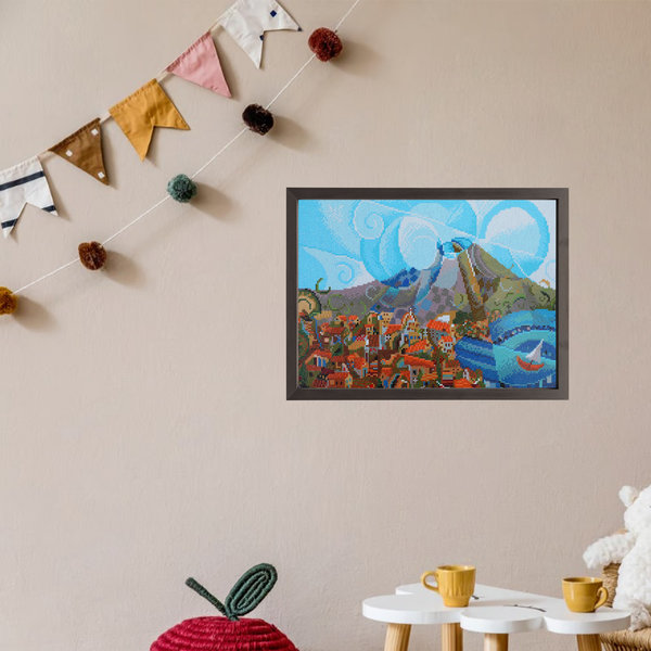 Dotz Diamond Dotz Mount Vesuvius - 20.5" X 14.6"