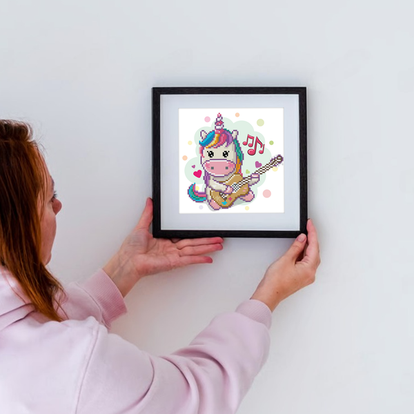 Dotz Diamond Dotz Music Fills My Heart - 9.1" X 9.1"