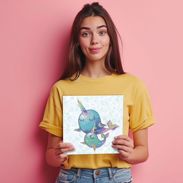 Dotz Diamond Dotz Narwhal Dreams - 8.7" X 8.7"