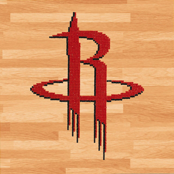 dotz Diamond Dotz NBA Houston Rockets - 12.6" x 12.6"