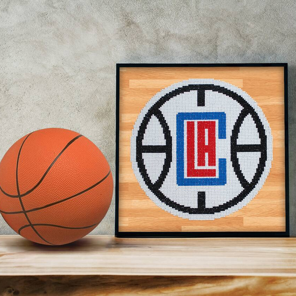 Dotz Diamond Dotz NBA LA Clippers - 12.6" X 12.6"
