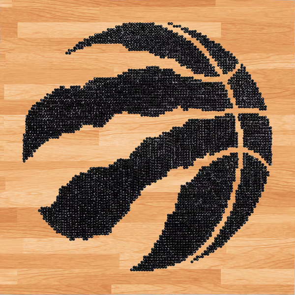 dotz Diamond Dotz NBA Toronto Raptors - 12.6" x 12.6"