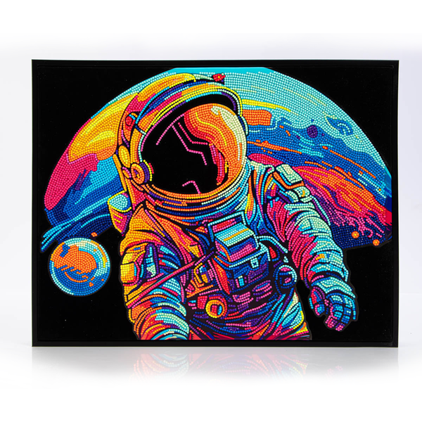 dotz Diamond Dotz Neon Flock Astronaut - 18.0" x 14.0"
